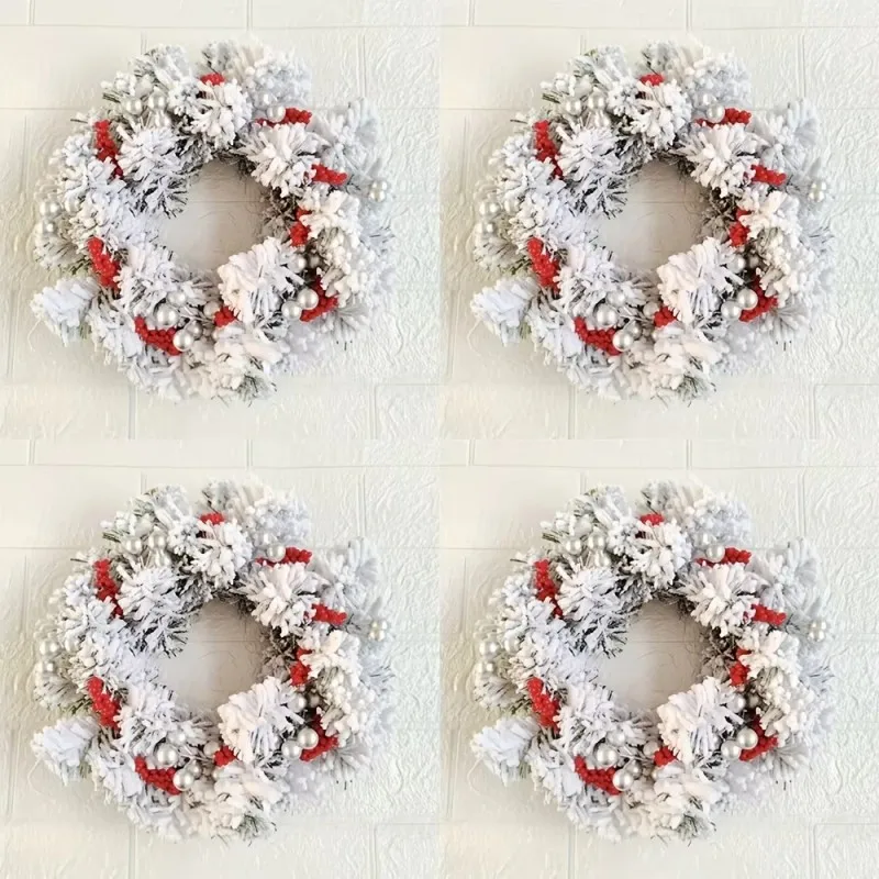 عيد الميلاد شمعة جارلاند عيد الميلاد إكليل معلق نافذة الدعائم محاكاة صغيرة عيد الميلاد يتدفقون الشمعدان جارلاند