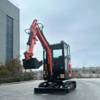 2.5-ton excavator, small and micro tracked bag excavator, CE EPA small excavator