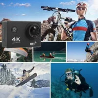 Ultra HD 4K Action Camera 30fps/170D Underwater Helmet Waterproof 2.0-inch Screen WiFi Remote Control Sports Go Video Camera Pro 6