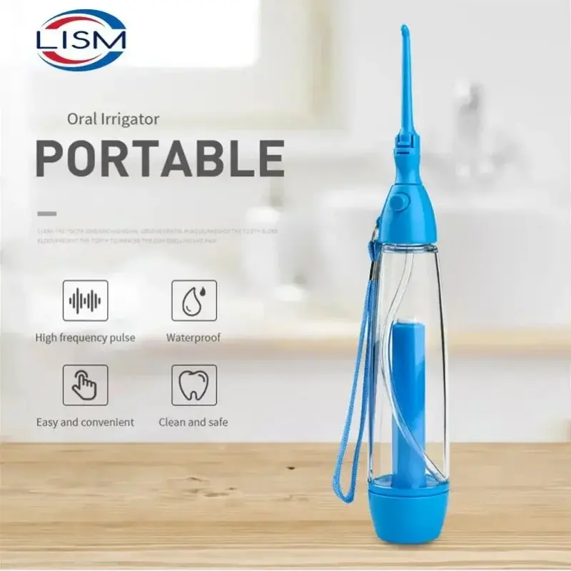 Oral Irrigator Teeth Cleaner Water Jet Non-electric Household Portable Oral Irrigator Flossing LV160