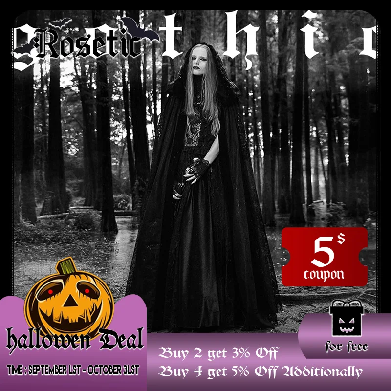 Steampunk 2022 New Gothic Halloween Women Cape Shawl Poncho Adult Black Magic Cloak Goth With Hood women s poncho real 100% wool shawl with genuine fox fur collar trim fashion autumn winter warm wraps with hood