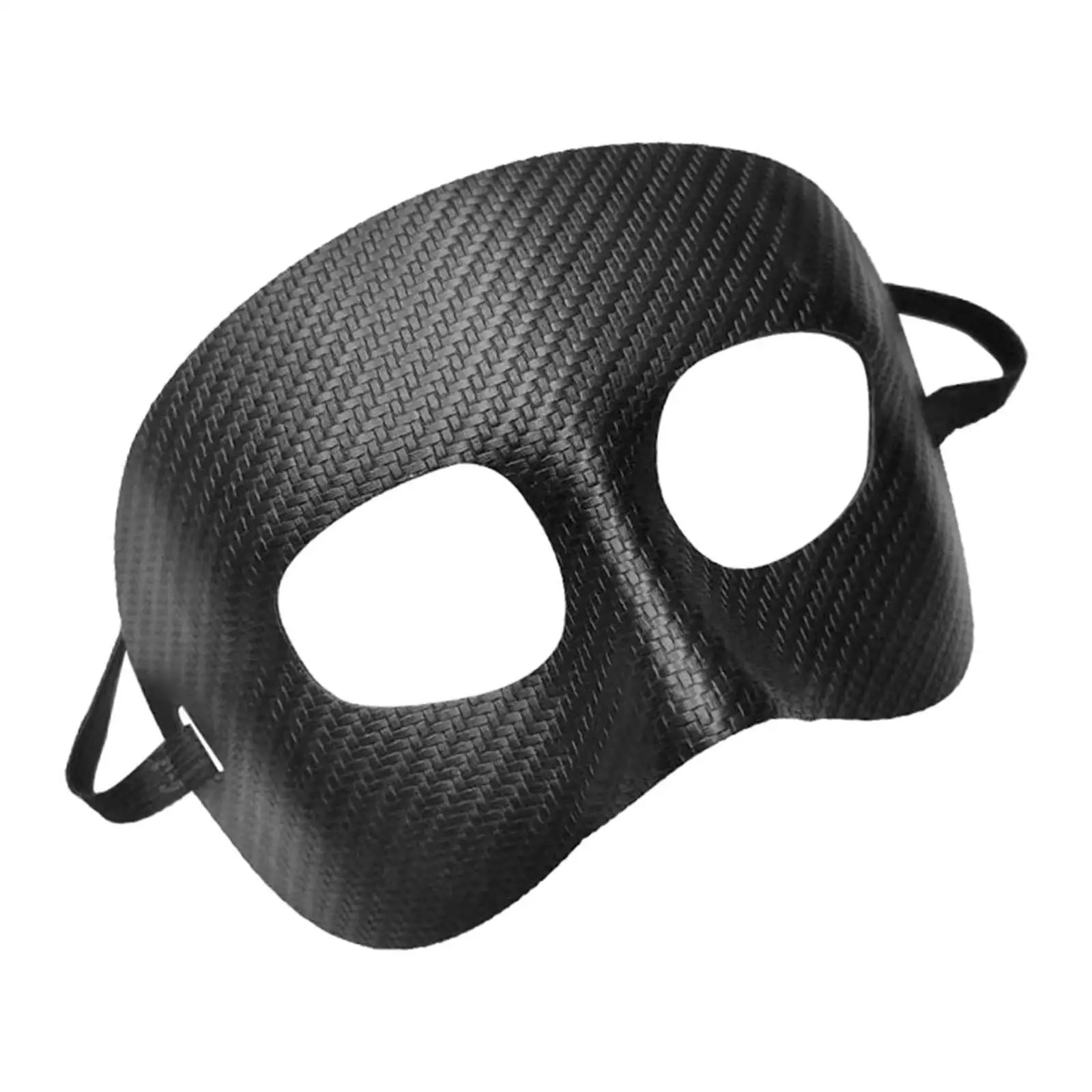 Black Basketball Face Nose Guard Shatterproof PVC with Padding