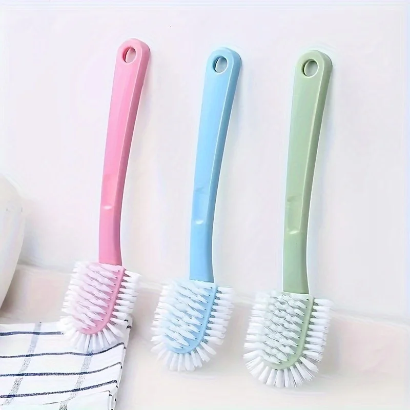 1PC Multifunctional Long-handled Shoe Brush - Five-sided Shoe Washing Brush Long handled cleaning brush
