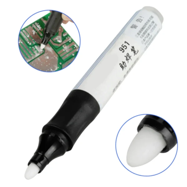 Kester 951 10ml 13cm Non-clean Low-Solid Soldering Rosin Flux Pen For Soldering Solar Panel DIY Power Panel Fpc/pcb/bga