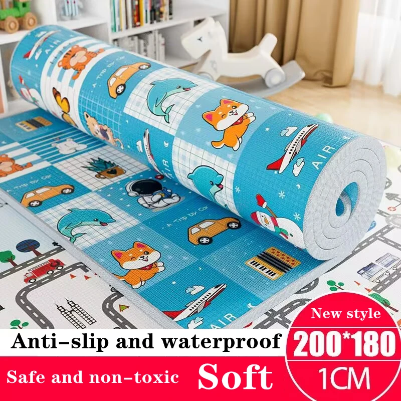 Environmentally Friendly Thick Baby Crawling Play Mats Folding Mat Carpet Play Mat for Children's Safety Rug Gift baby play mat play mat
