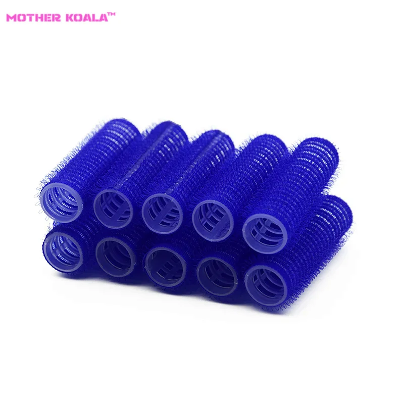 15mm 10pcs/Bags Curlers Hairdressing Home Use Magic Small Self-Adhesive Hair Rollers Salon Styling Roller 50pcs aurora color self adhesive bag transparent laser packaging for handmade flash holographic badge package bags card sleeves