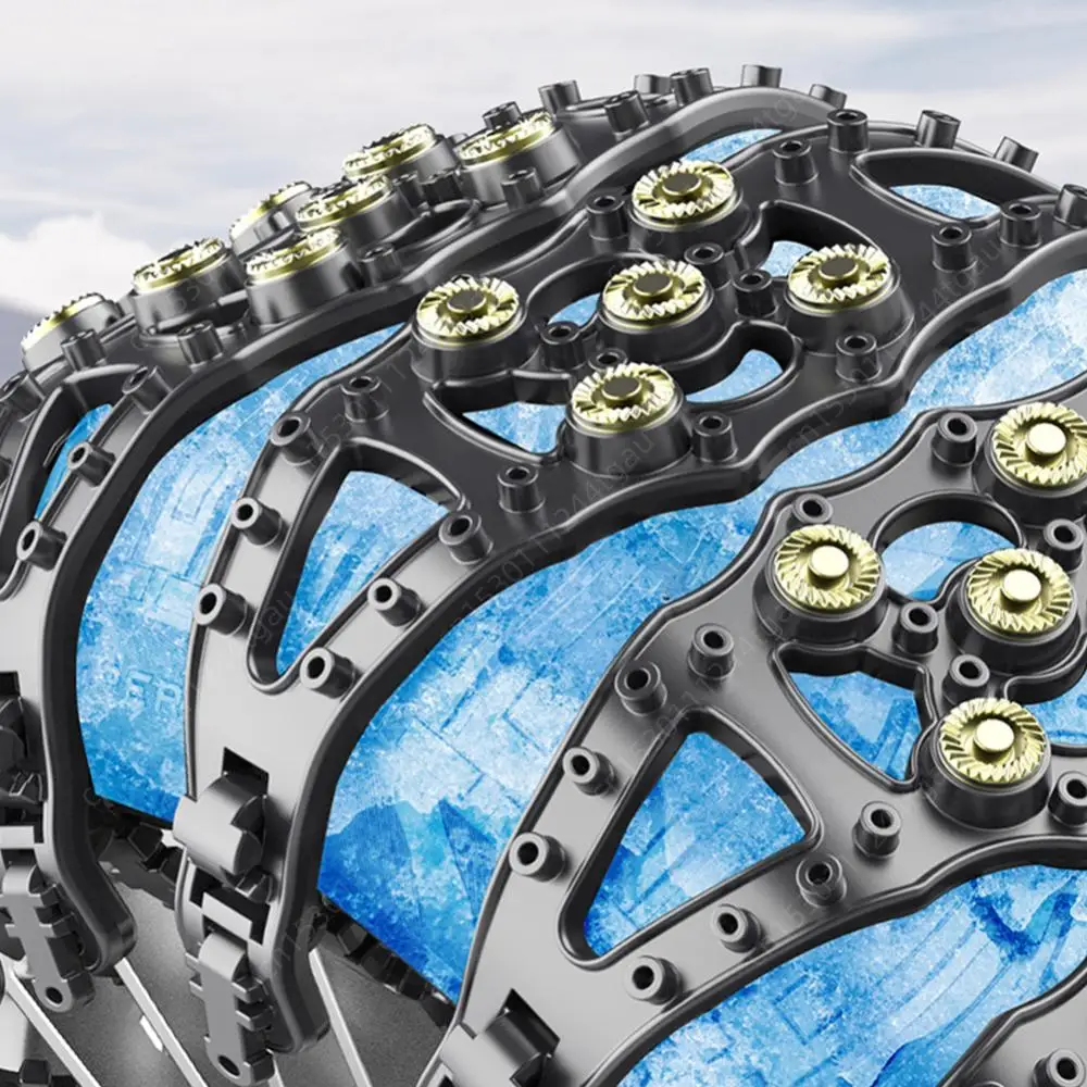 2-8pcs Car Anti-Skid Snow Chain Winter TPU Car Tire Wheels Chain Ties for Tire Width165-275mm