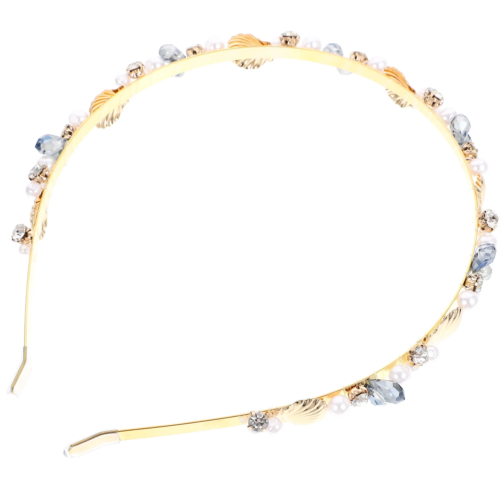 

Women Headband Bride Hairband Thin Hair Band Metal Hair Accessory Prom Hair Band for Teen Girls