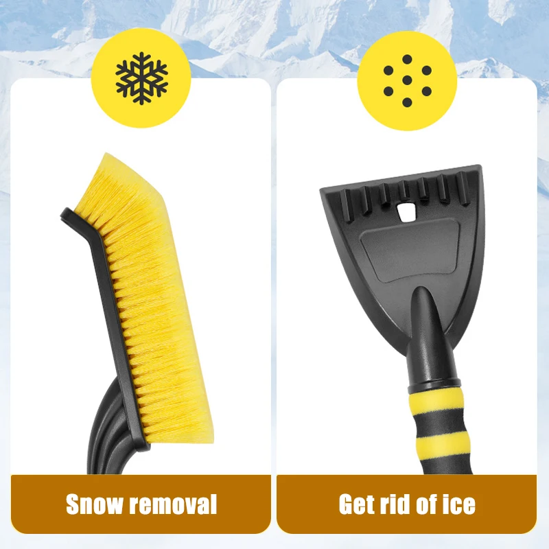 Car Snow Removal Tool Windshield Defrosting Ice Scraper Tool  Multaifunctional Snow Remover Scraping Winter Tool Car Accessories -  AliExpress