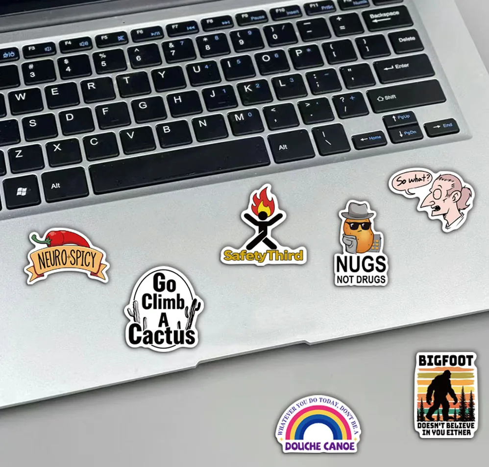 50PCS Kreative Snarky MEME Aufkleber Nette Aufkleber Dekorative Laptop Telefon Fällen Gepäck DIY Wasserdichte Aufkleber – Detail 7