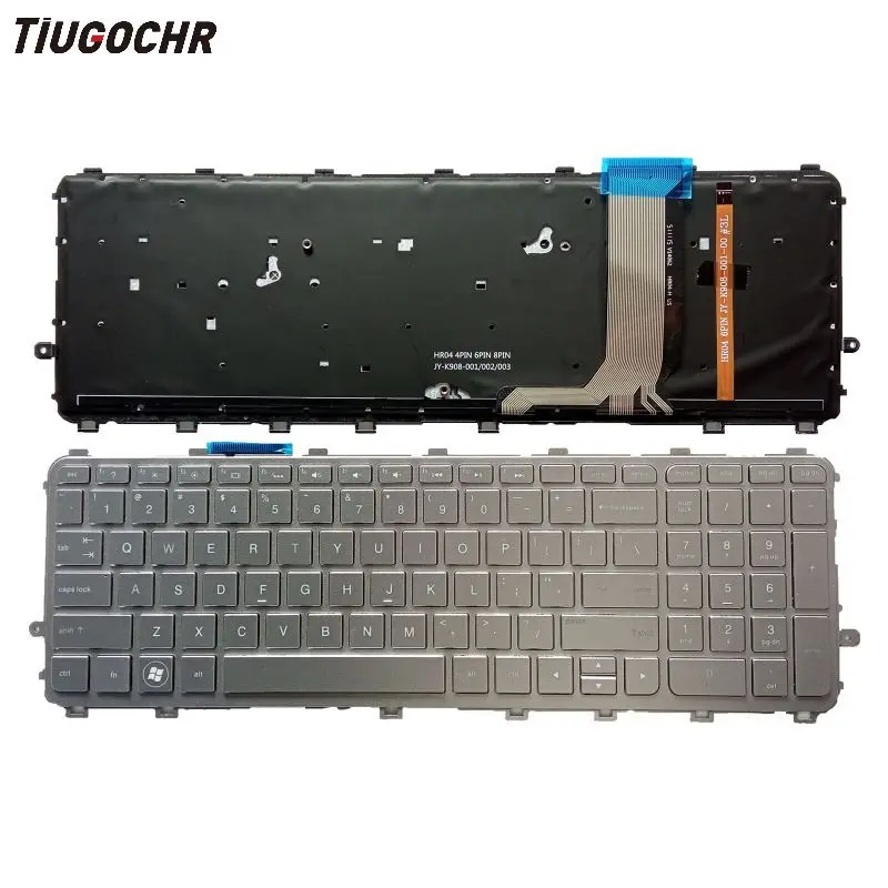 

New Keyboard for HP ENVY M6-n100 15-Q 15T-Q 15-j Series SILVER Backlit US