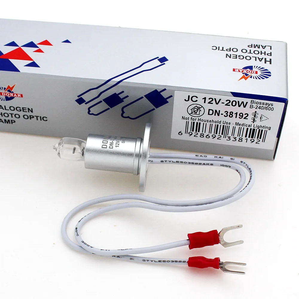 DN-38192 JC 12V-20W Halogen Bulb Compatible Snibe Biossays 240 Plus 12V20W Lamp SNIBE 240 plus Lamp Snibe B600 BS240 BS240Plus