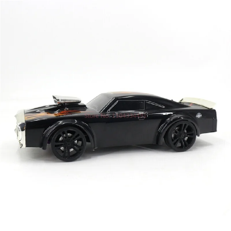 1:16 4wd Rc Drift Car Flat Racing Car With Led Lights 2.4g Rc Muscle Car High Speed Drift Racing Car Kids Adult Model Toys Gift 5
