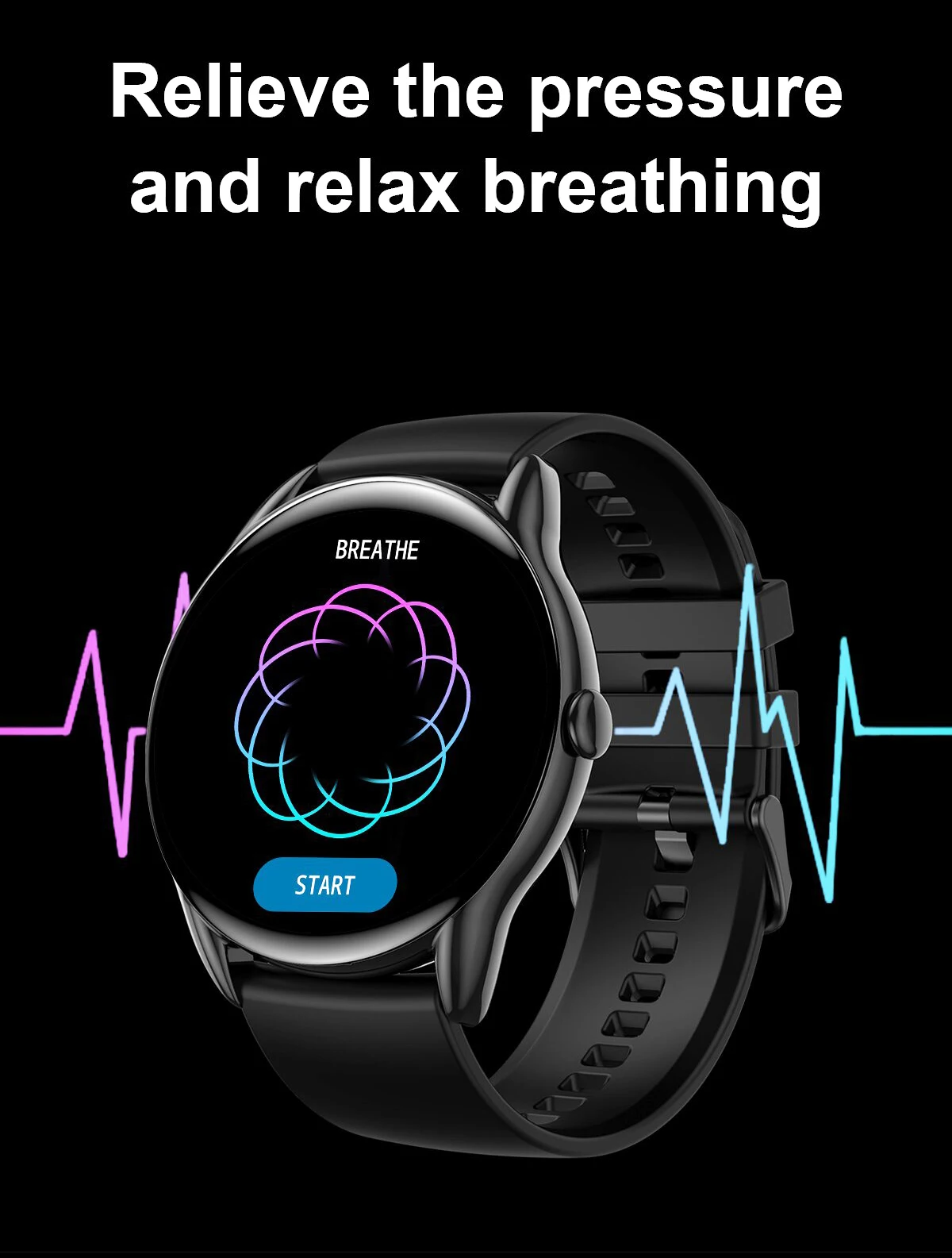 Smart Watch Women 1.32 inch 360*360 HD Screen Smartwatch Men Heart Rate Blood Pressure Monitor Sport Fintess Tracker for Android