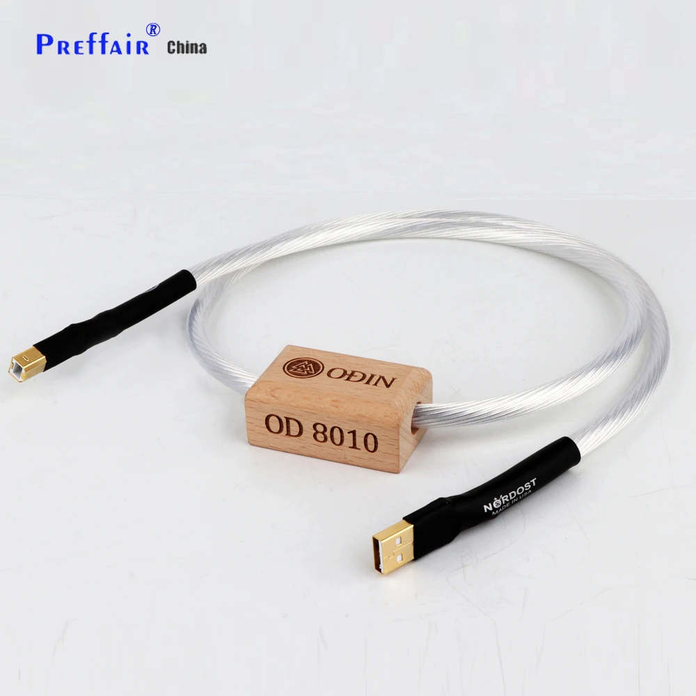 Audio cable, audio adapter: Nordost Odin 2 OCC silver plating decoder DAC data cable USB sound card cable A-B Version 2.0 Cable