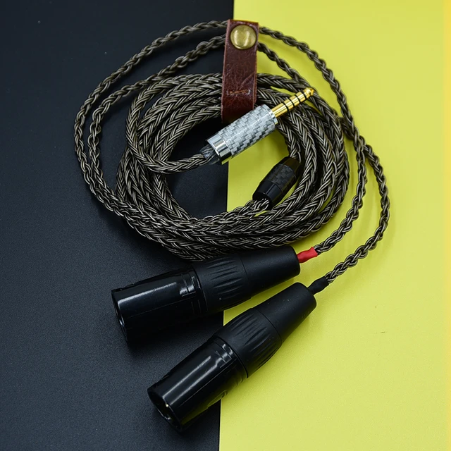 4.4mm Balanced Male Connector to 2 XLR Male Dual XLR Male Audio