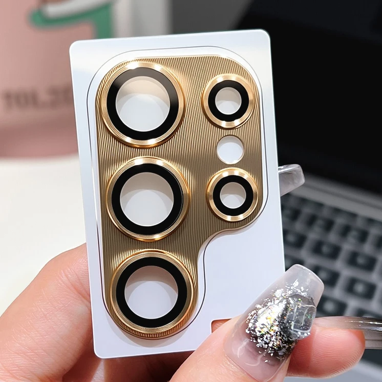 Premium Tempered Glass Camera Lens Protector - Full Coverage, Anti-Scratch Ring Cover