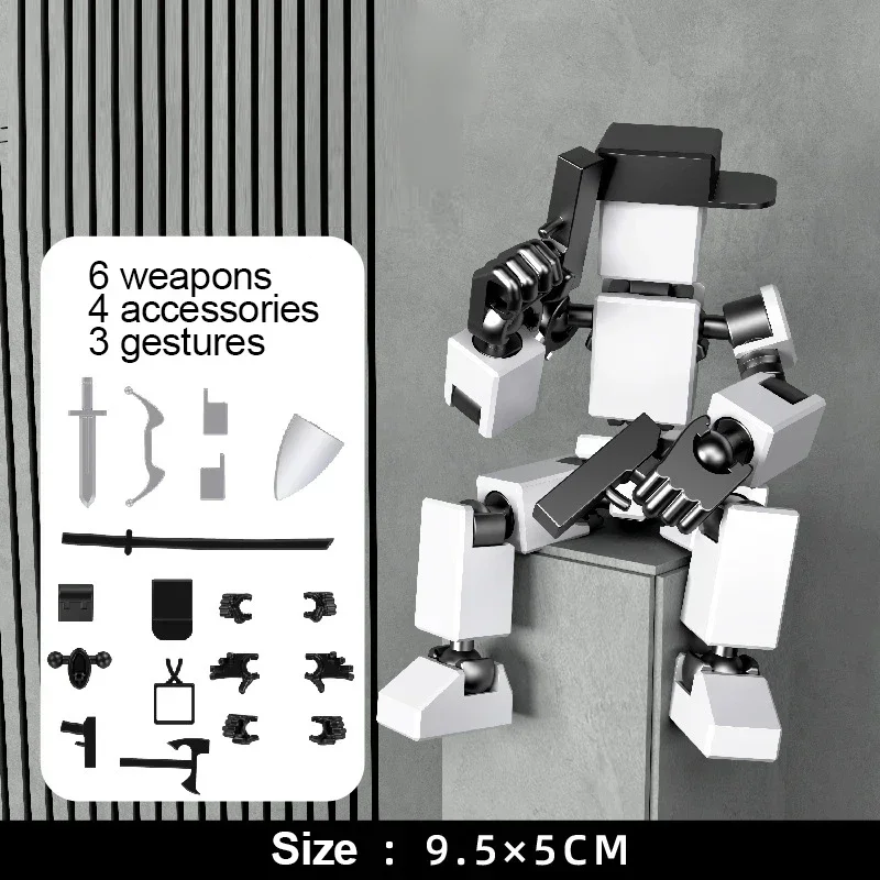 Figuren Spielzeug Beweglicher Roboter Mehrgelenkiger Dummy 13, 3D-gedruckte Schaufensterpuppe Actionfigur Modellpuppe Shapeshift Robot Collection Spielzeug – Detail 8