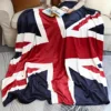 1 British Flag Printed Blanket Super Soft Flannel Double Bed Sofa Chair Autumn/winter Camping Living Room Desk Gift 2