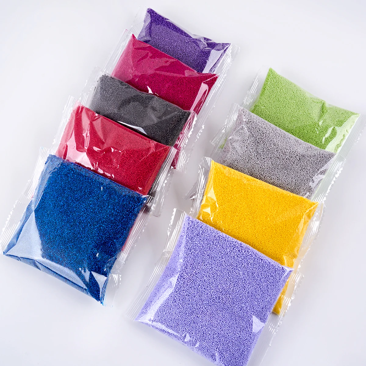 50g Colorful Sand Wax Pearl Candle DIY Candle Making Accessories Painting Sand Cup Wax Snowflake Handcraft Supplies