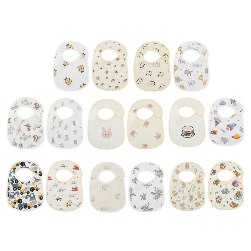 

Детский нагрудник для еды, слюнявчик для новорожденных, слюнявчик, полотенце с высокой впитывающей способностью, унисекс, для 2