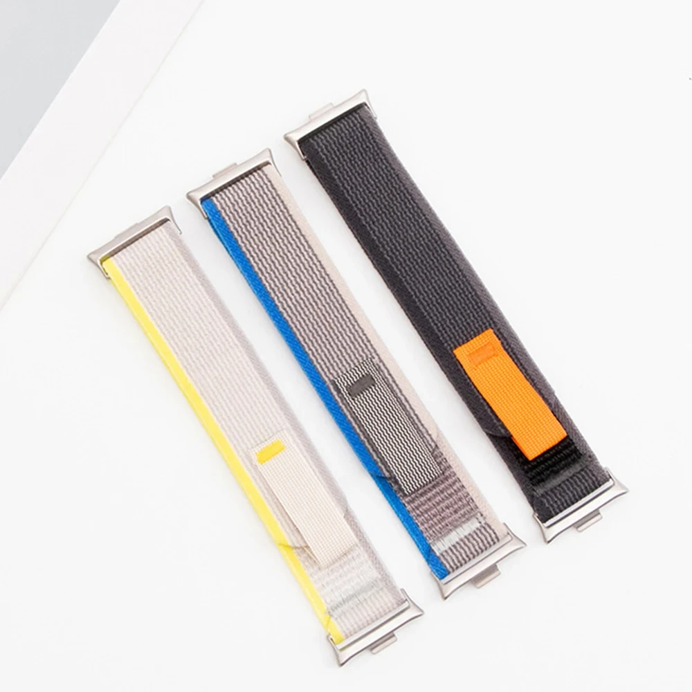 Colorful Nylon Loop Band - Breathable Sport Wristband Bracelet, Replaceable Watch Strap