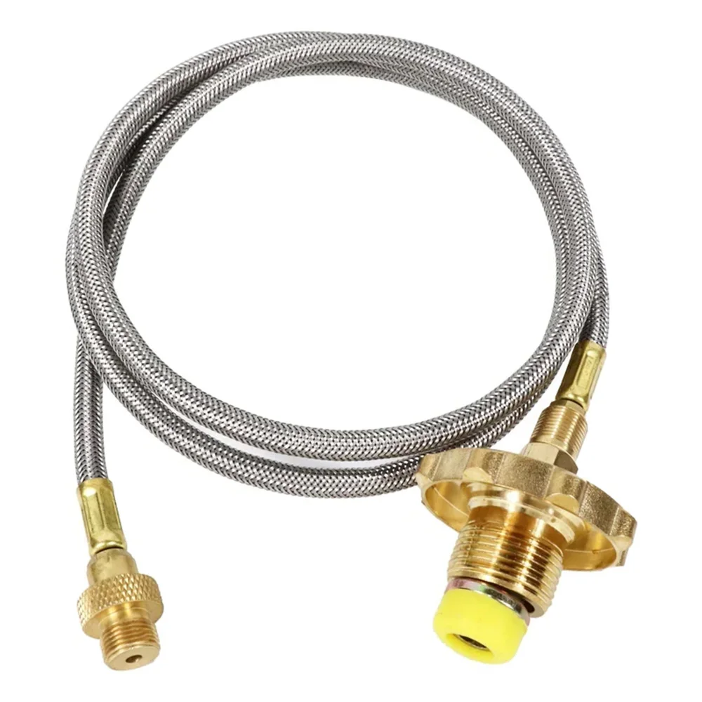 Outdoor Camping Gasherd Propan Refill Adapter Gas Tank Anschluss Linie Brenner Adapter LPG Zylinder Schlauch Anschluss – Detail 7