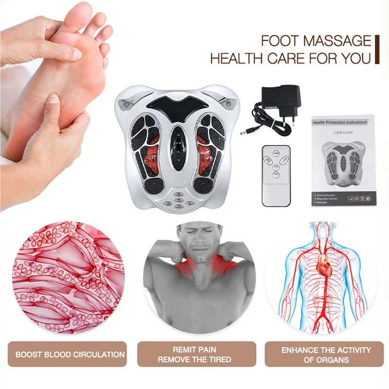 

Electric Foot Massager Machine Feet Acupoints Improve Blood Circulation Relief Pain Relax Electric Foot Fatigue Sore Home Office
