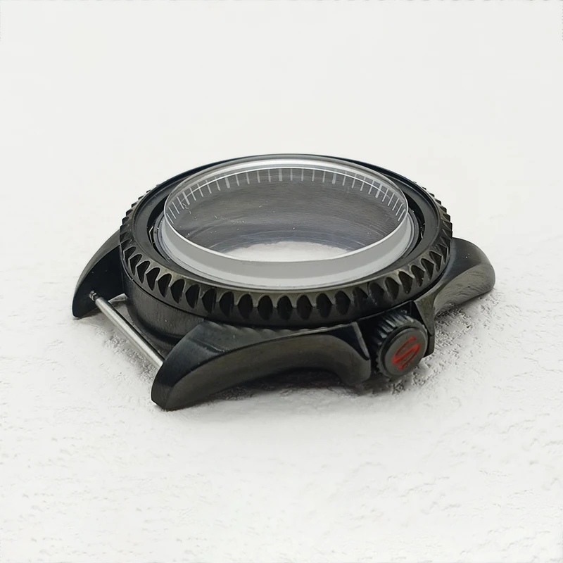 42mm Schwarze Uhrengehäuse Passend für SKX007 SRPD NH35 NH36 4R35 7S26 Uhrwerk Transparente Gehäuseboden Mode Lünette Einsatz Herrengehäuse – Detail 11