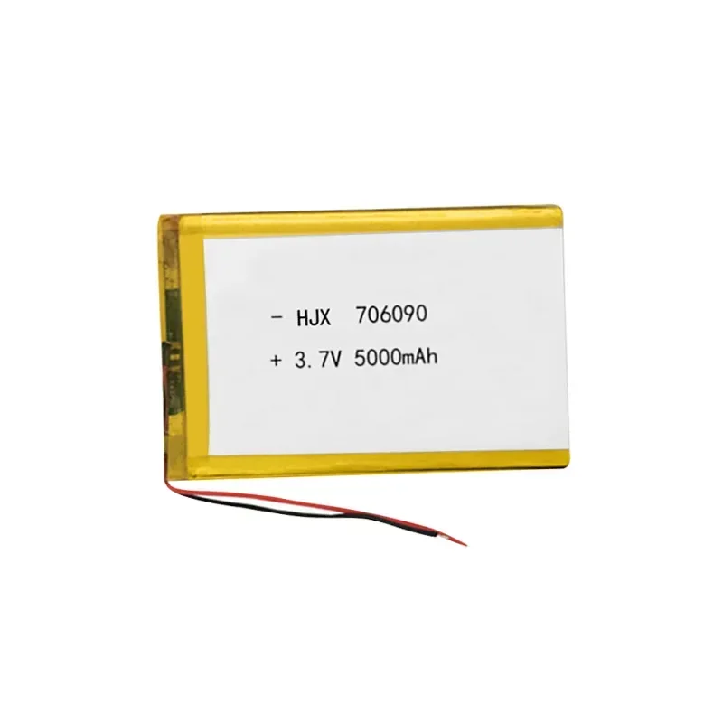 

Banggood 3.7V 5000mAh 706090Lipo Polymer Lithium Rechargeable Li-ion Battery Cells for poewr Tablet PC Portable Battery
