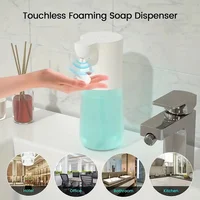 350/600ML Automatic Foam Soap Dispenser Rechargeable Touchless Handsfree Dispenser 4 Level Adjustable Volume IPX5 Waterproof 1
