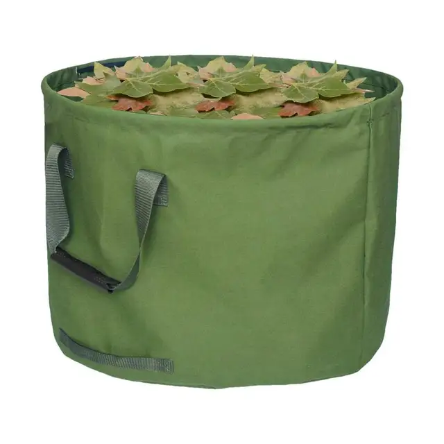 Kerti Hulladék Levélzsák Nagy Kapacitású Újrafelhasználható Levél Megfelelő Levelek Tárolás Kültéri Gyep Otthoni Udvarra És Hulladékzsákokra