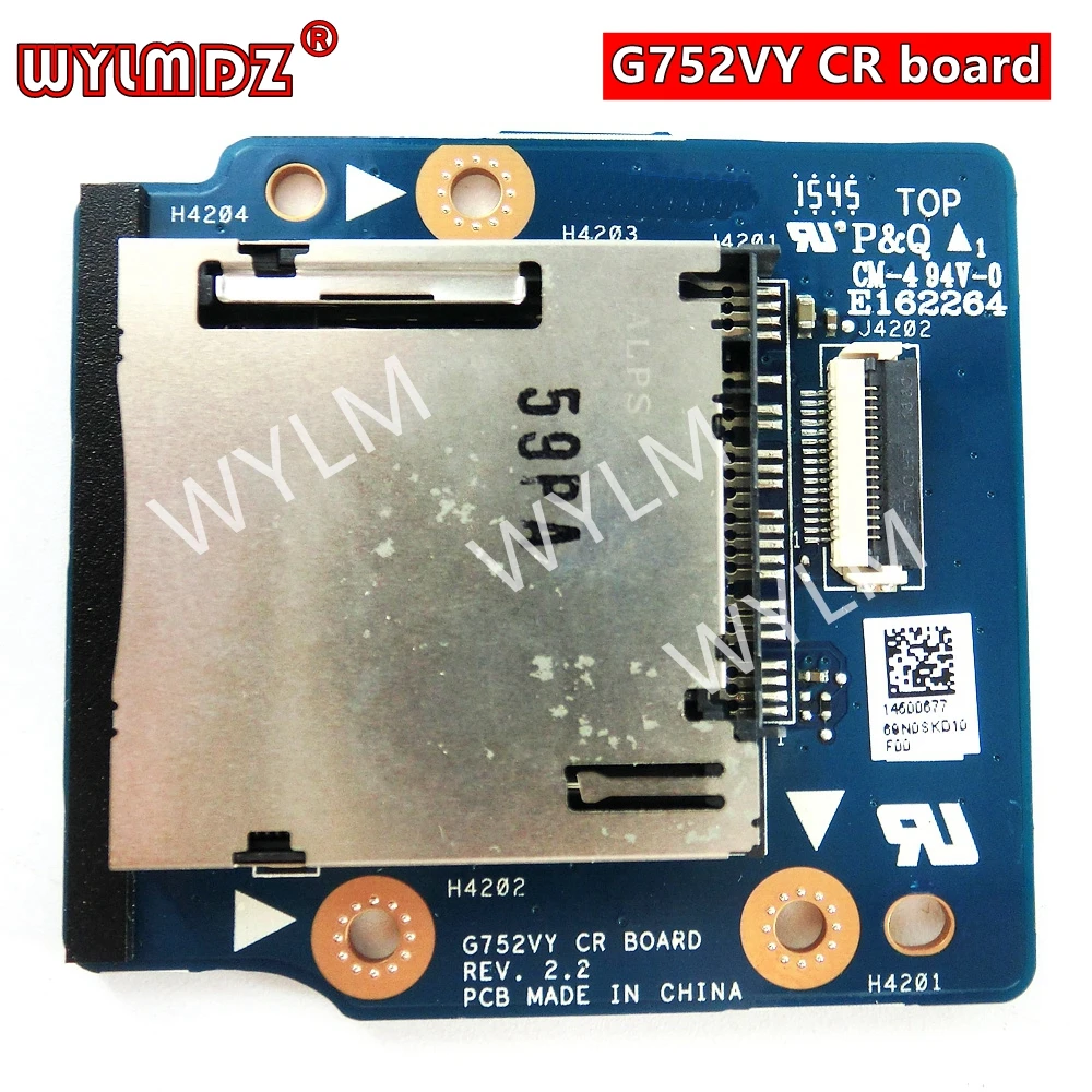 

Плата G752VY CR rev2.2 для ASUS G752V G752VY G752VT G752VS G752VL VM SD кардридер