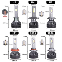 DAWN KNIGHT K5C 24V H7 H4 H1 LED Truck Light Bulb H11 4300K 6000K 110W 24V Led Headlight Lamp for Truck 2PCS - Image 5