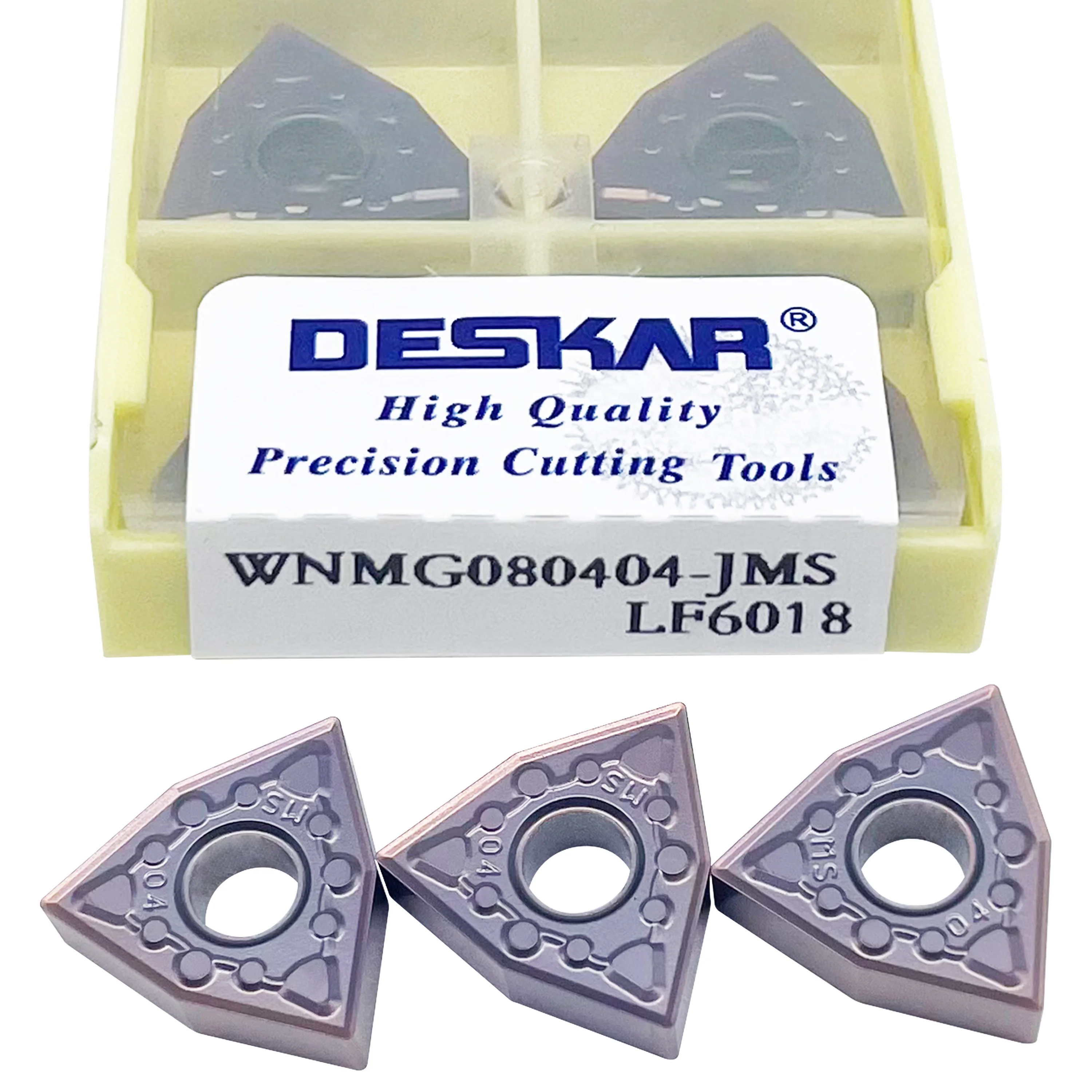 WNMG080404 WNMG080408 MA MS MQ JMS HA HS LF6018 Turning carbide inserts Turning blade special for Stainless Steel Lathe Tool
