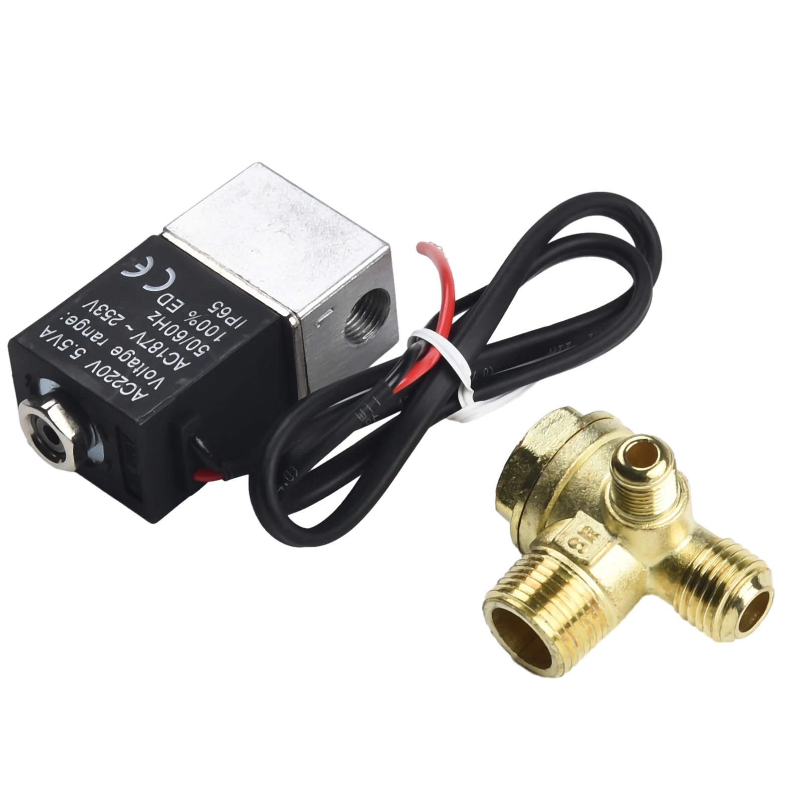 

Zinc One-way Valve Solenoid Valve Bleed Check Valve Components Cut-off Fits Air Compressor Machine Replacement