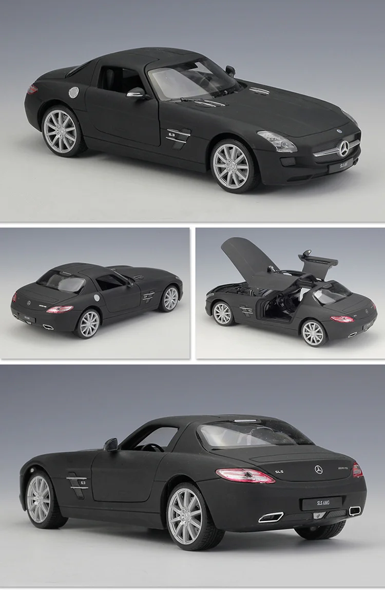 WELLY 1:24 Mercedes-Benz SLS AMG Alloy Sports Model Diecast