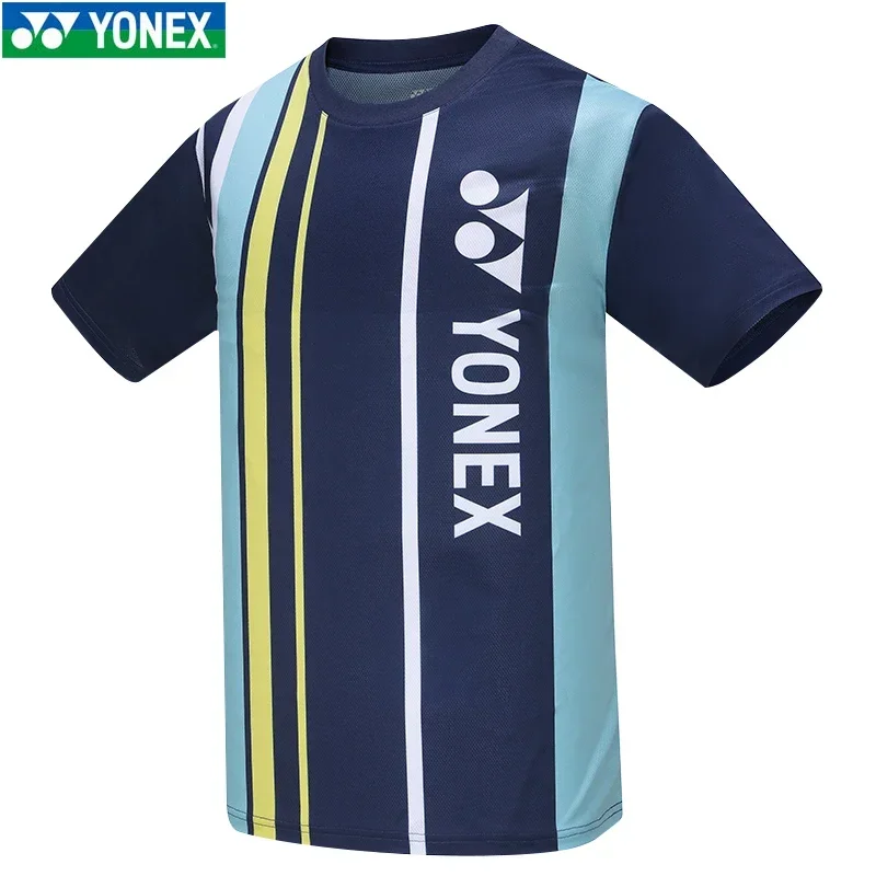 Yonex Quick Dry Badminton T-shirts Tennis Clothing Sport Jersey Men's Short Sleeve T Shirts Top T-shirt