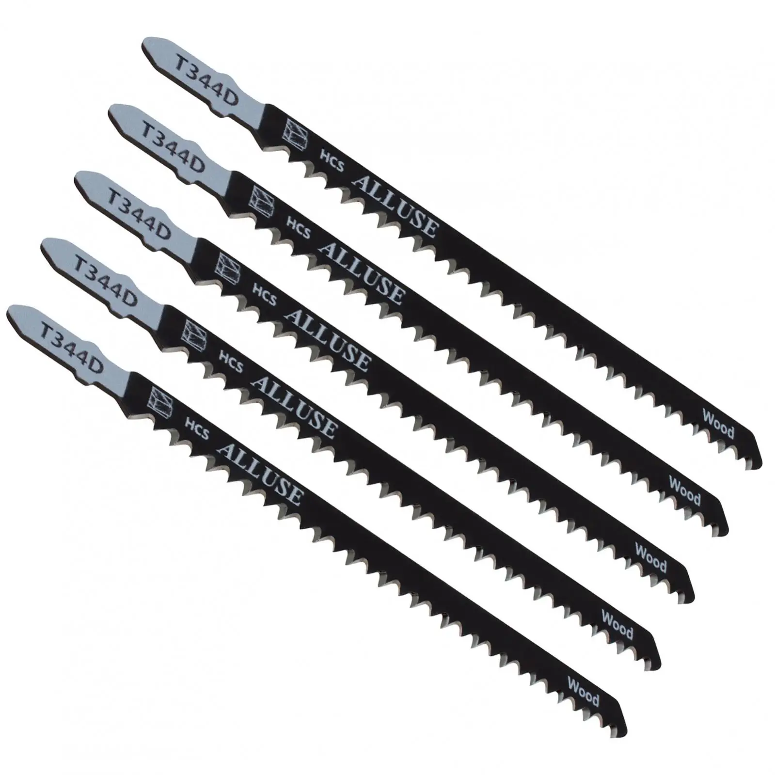 5pcs/set High-carbon Steel Reciprocating Saw Blades  T344D 150mm Straight Cutting Jig Saw for Woodworking Tools / Plastic PVC 5pcs reciprocating saw blades 150mm s922ef saber saw jigsaw carbon steel material cutter tool for metal pipe cutting