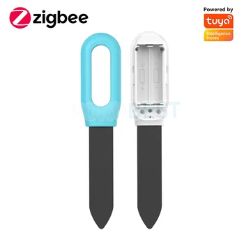 Tuya Zigbee Temperature Humidity Moisture Detector Smart Soil Tester Moisture Sensor Phone App RealTime Monitor for Home Garden 1