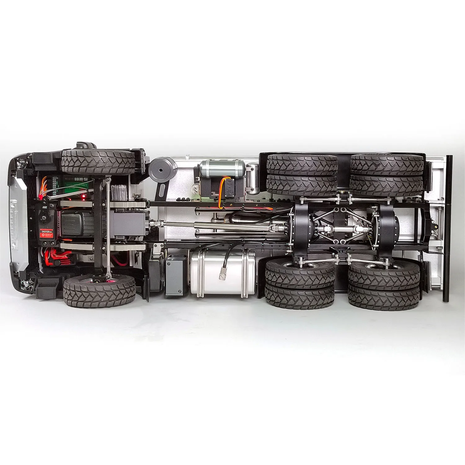 1/14 6x4 Metal RC Hydraulic Dumper Trucks CNC Axles Radio Control Tipper Cars Toys Assembled Painted Model ESC Motor TH23188 6