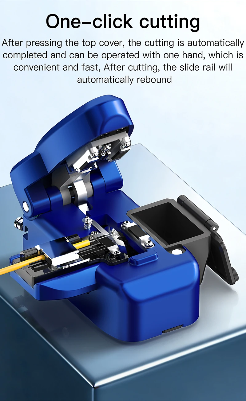 VD-1 One-step Fiber Cleaver Fully Automatic Fiber Optic Cutter FTTH Tool Optical