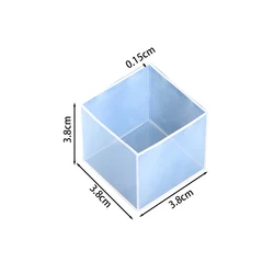 Large Deep Square Clear Silicone Mold for Epoxy Resin Casting and DIY Jewelry Making (Style 05)