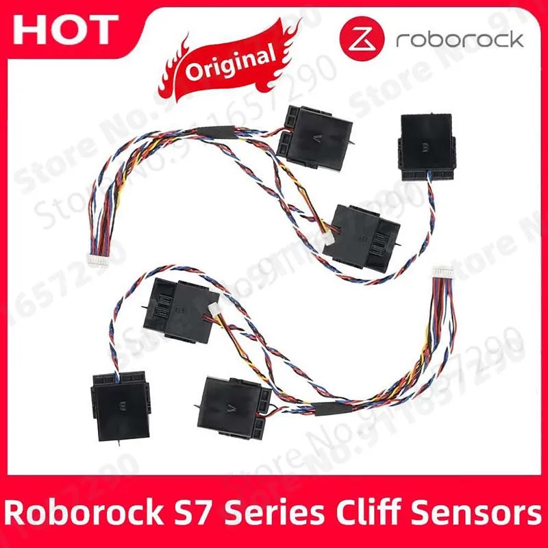 Original Roborock S7 S70 S75 Right and Left Cliff Assembly Parts Robot Vacuum Cleaner Cliff Sensor Accessories