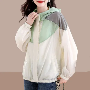 Abbigliamento per la protezione solare da donna 2025 Nuovo temperamento estivo Be All-match Cardigan per il tempo libero femminile Comodo cappotto corto da donna