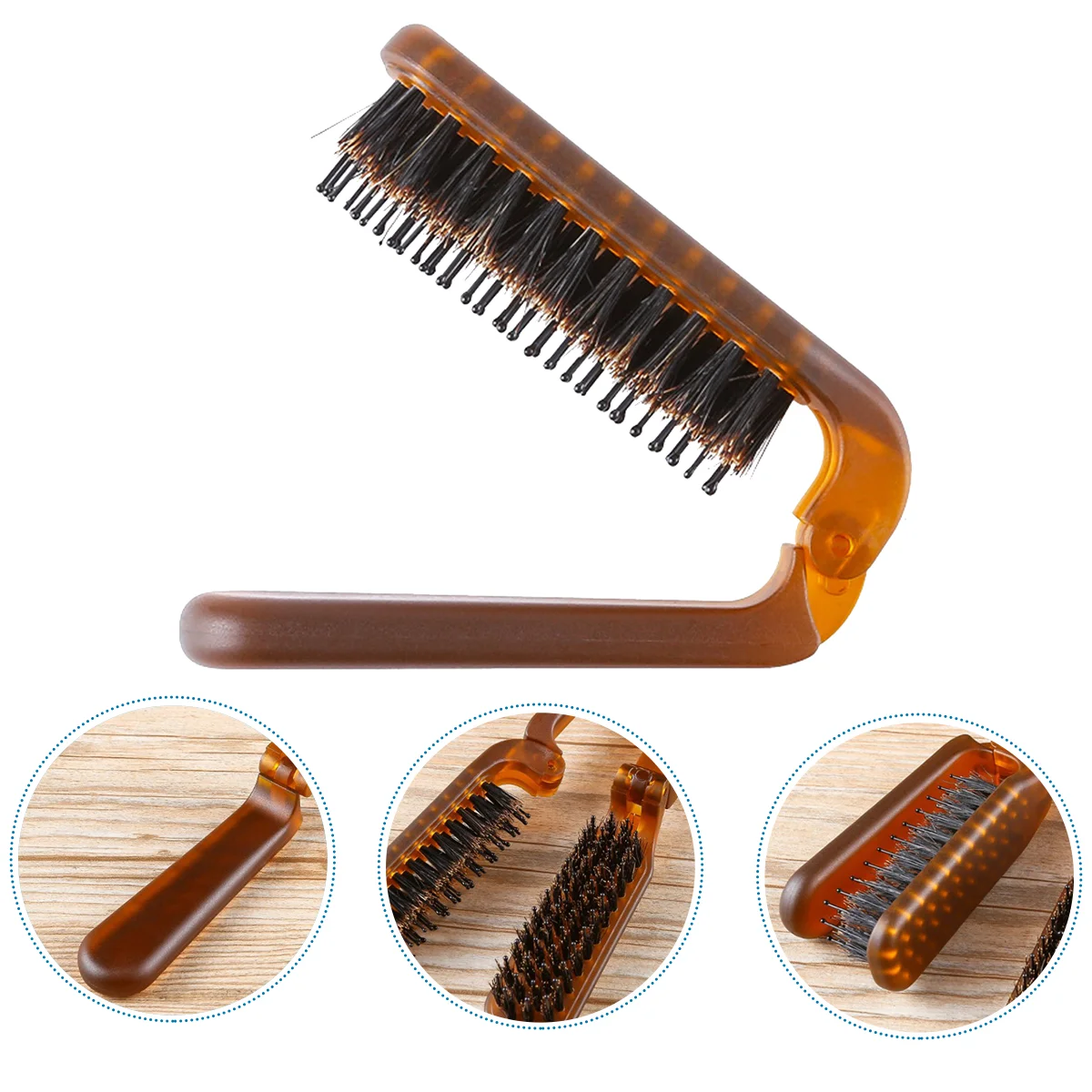 

Folding Hair Trimmers Hair Trimmers Hairstyling Comb Hair Beard For Thin And Thick Hair Trimming Styling Brown