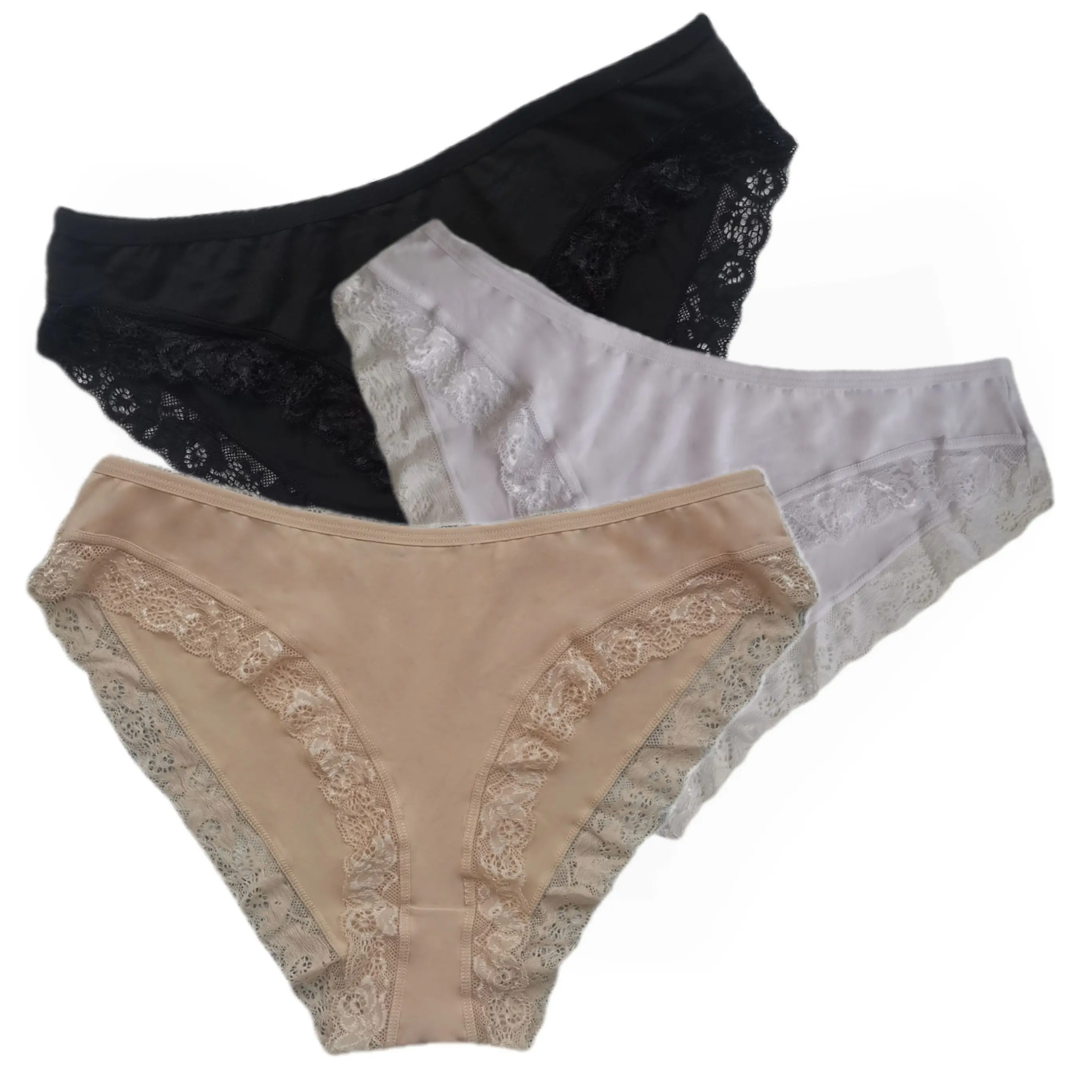 Sexy Lace Panties,Low Waist Women's Hipster Panties,Soft Women's Briefs,Breathable Bamboo Fiber Women's Underpants,Panty Woman