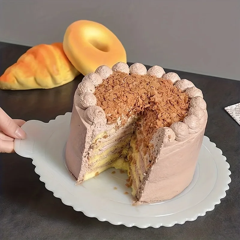 1pc Birthday Cake Gasket Reusable Cake Plastic Base Baking Household Chassis