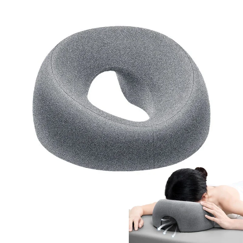 Ergonomics Lying Down Pillow Memory Foam Breathable Head Rest Support Pillow Body Massage Face Rest Pillow for Beauty Salon 1
