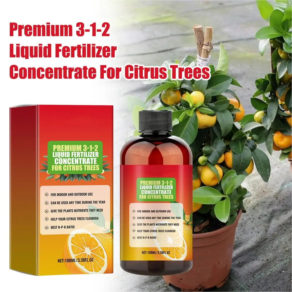 Description Picture 3 of itemCitrus Plant Fertilizer Fast Potting Rooting Plant Nutrient Lemon Trees Growth Enhancer 100ml Organic Food Plant Garden Supplies